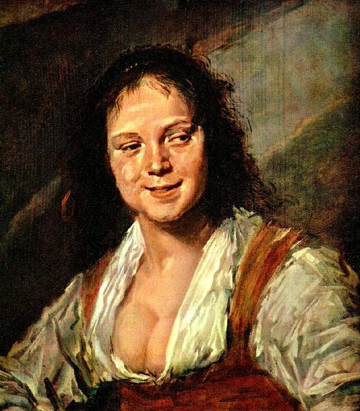 Frans Hals zigenerskan Norge oil painting art